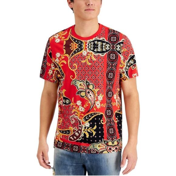 INC International Concepts Men's Labyrinth T-Shirt 100% cotton size M - Picture 1 of 8